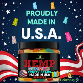 Healthergize Hemp Gummies soft fruity bites offer relaxing evenings.