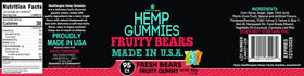 Healthergize hemp gummies travel pack ready for on-the-go calm.