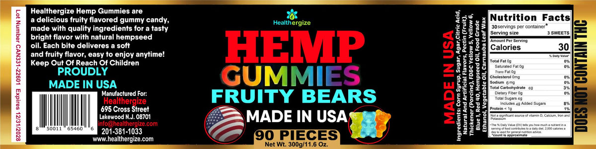 Healthergize Hemp Gummies wake you up refreshed and ready for the day.