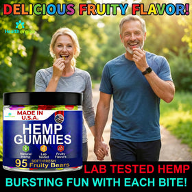 Healthergize morning clarity moment with a soft fruity bite.