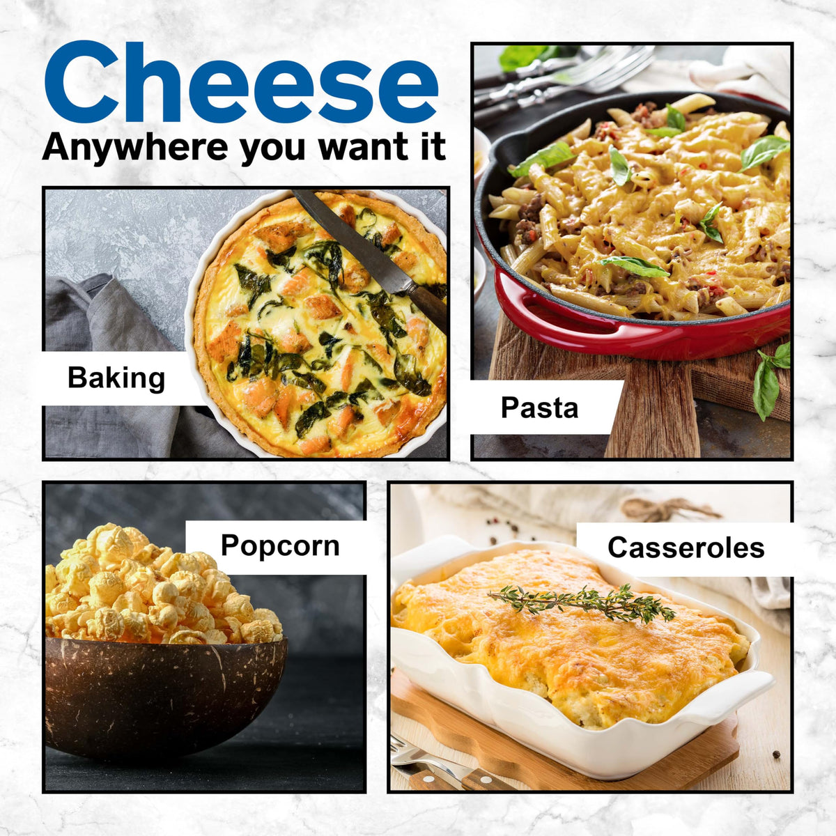 Healthier Comforts Cheddar Cheese Sauce Powder for soups and sauces