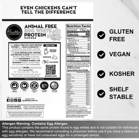 Healthier Comforts egg white powder for angel food cake batter with tender, fluffy rise.