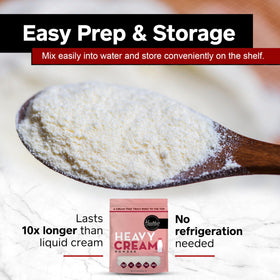 Healthier Comforts heavy cream powder soup-gravy use highlights rich flavor