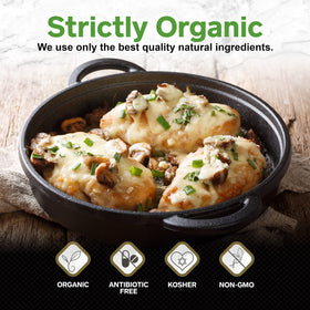 Healthier Comforts Organic Parmesan Cheese Powder pour adds savory topping for snacks.