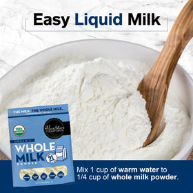 Healthier Comforts Milk Powder packaging keeps freshness in sturdy bag