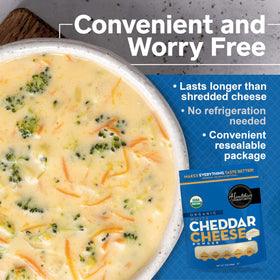 Healthier Comforts Resealable Bag supports pantry storage