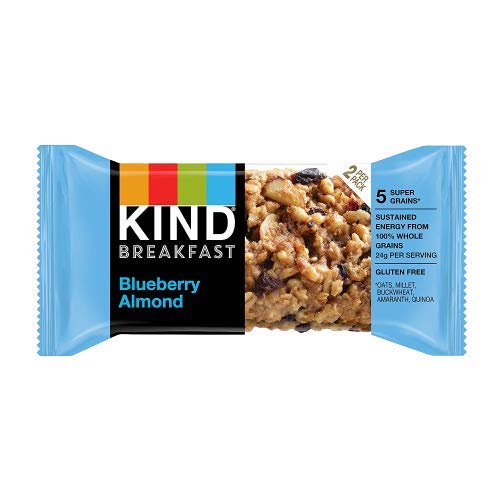 Healthiest Bars Kind Breakfast Bars five flavors in colorful assortment.