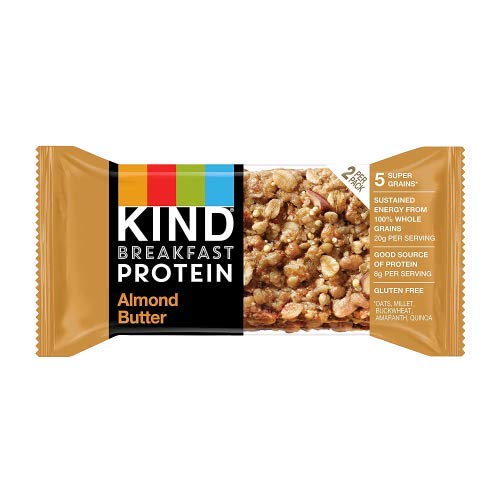 Healthiest Bars Kind Breakfast Bars on-the-go setup for busy mornings.