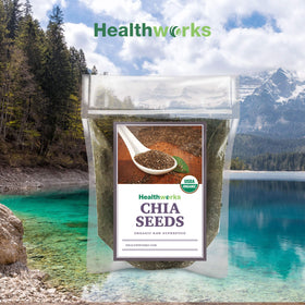 Healthworks chia seeds nutrition facts – sustainably sourced from small farmers.