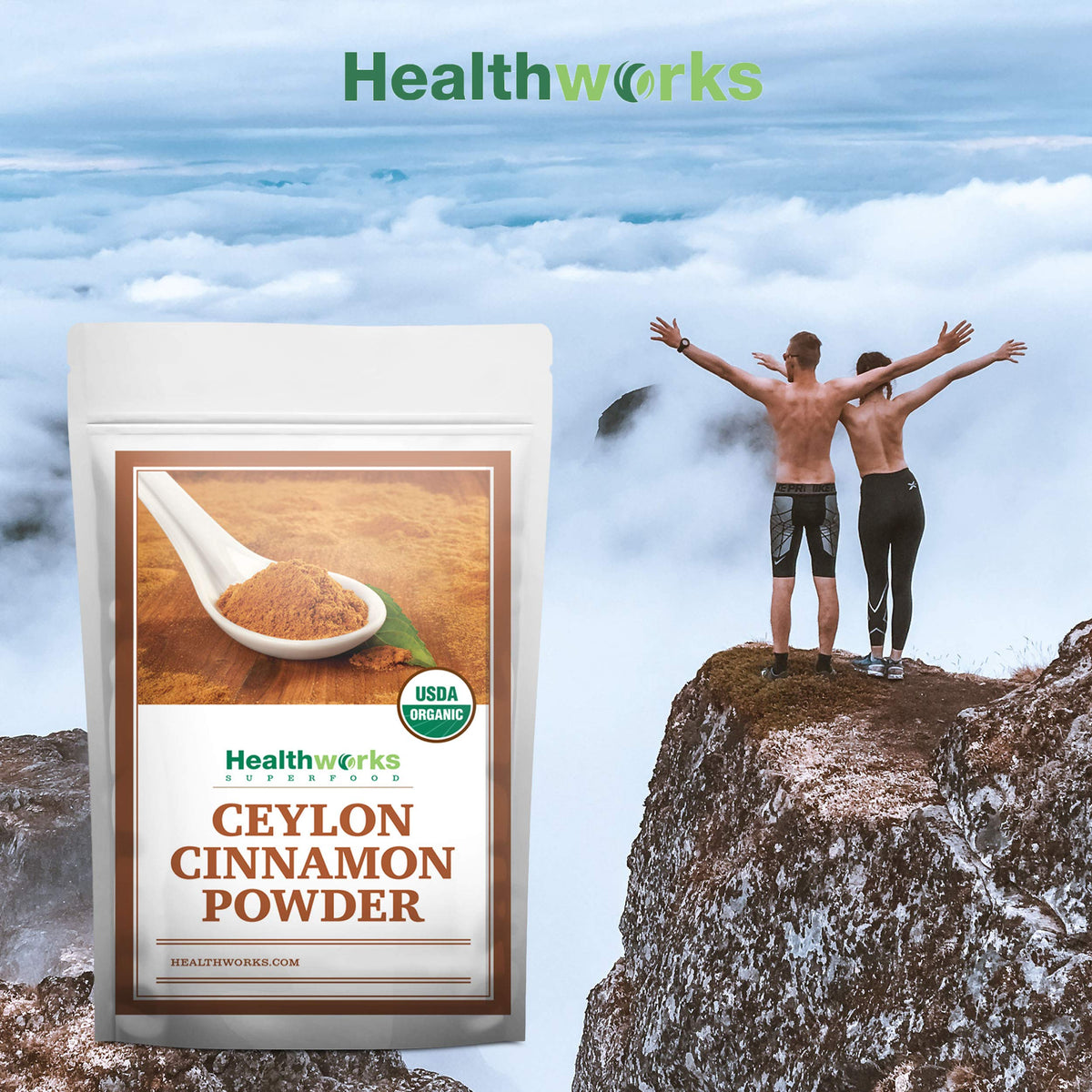 Mulled wine accented with Healthworks cinnamon for seasonal warmth