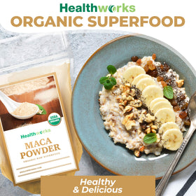 Healthworks Maca Powder in baking, perfect for cookies and muffins