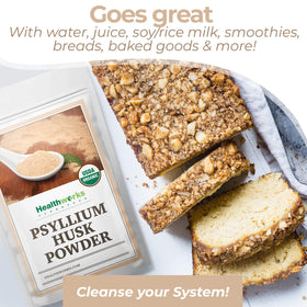 Organic origin from India for Healthworks Psyllium Husk Powder