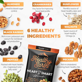 Gluten-free label on Healthy Earth Oh! Mega Medley packaging.