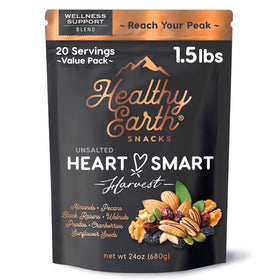 Healthy Earth Oh! Mega Medley in a sealed bag for on-the-go snacking.