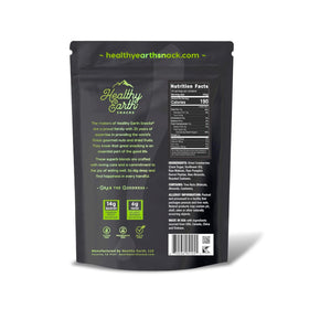 Healthy Earth sustainable sourcing farm imagery underlines responsible harvest.