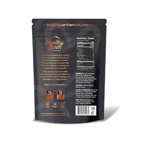 Trail-ready Healthy Earth Oh! Mega Medley bag ideal for hikes.