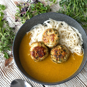 Healthy Noodle diet-friendly serving in bowl suggests light meal possibility.