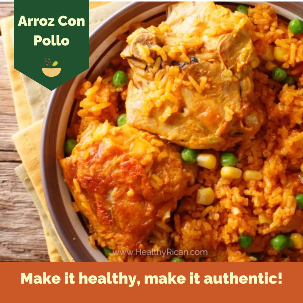 Healthy Rican brand packaging on display signals non-GMO and gluten-free promise.
