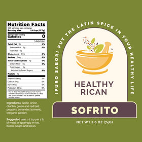 Healthy Rican sazon rice dish shows vibrant color and fragrant profile.