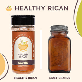 Healthy Rican sofrito jar open for rich, aromatic bases in sauces and stews.