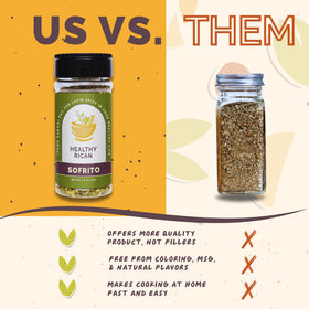 Healthy Rican Sofrito boosts vegan dishes with garlic-onion-herb depth.