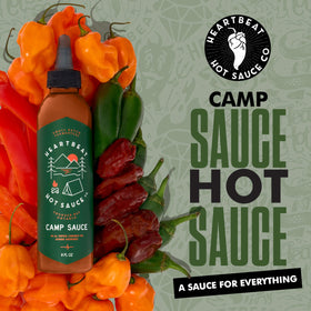 Heartbeat Camp Sauce over eggs delivers smoky-sweet, savory notes.