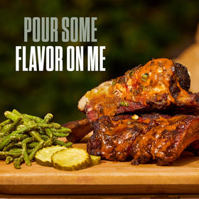 All-natural ingredients like malt vinegar and maple syrup enhance flavor.