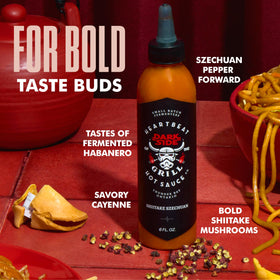 Heartbeat Hot Sauce Co. Kitchen squeeze bottle enables precise, mess-free pours.