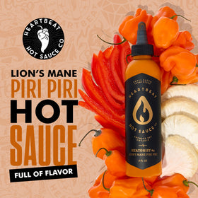 Heartbeat Lion's Mane Piri Piri grilled vegetables for bright, balanced flavor.