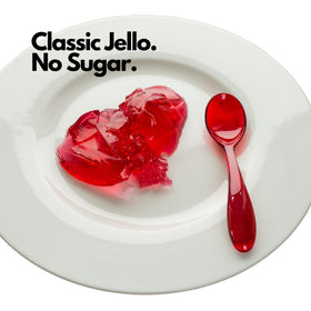 HEARTHY FOODS gelatin powder on a scale for precise portions