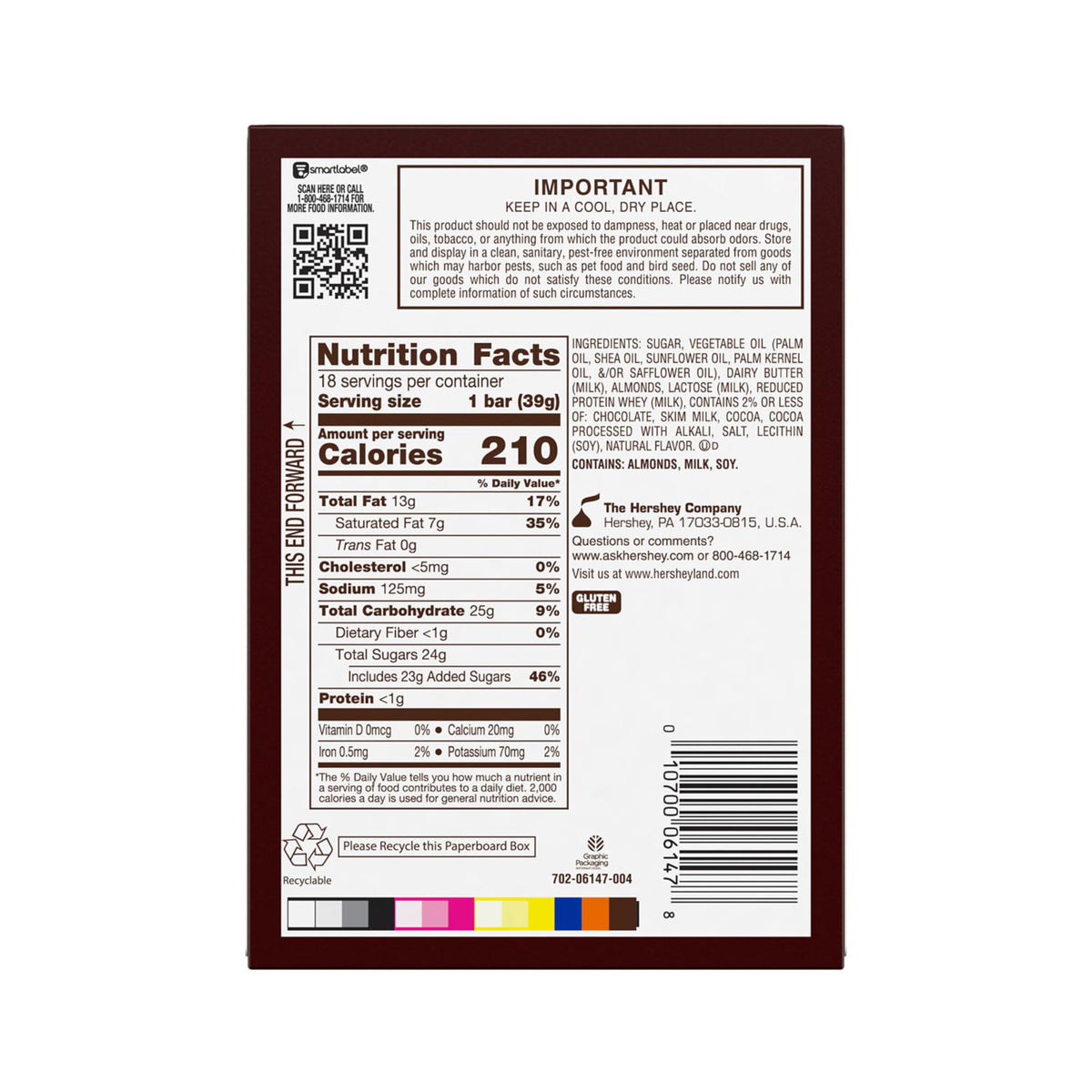 HEATH English toffee enrobed in chocolate, a rich close-up.