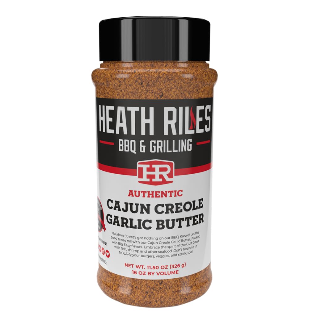 Heath Riles Cajun Seasoning Jar for bold flavor on any dish