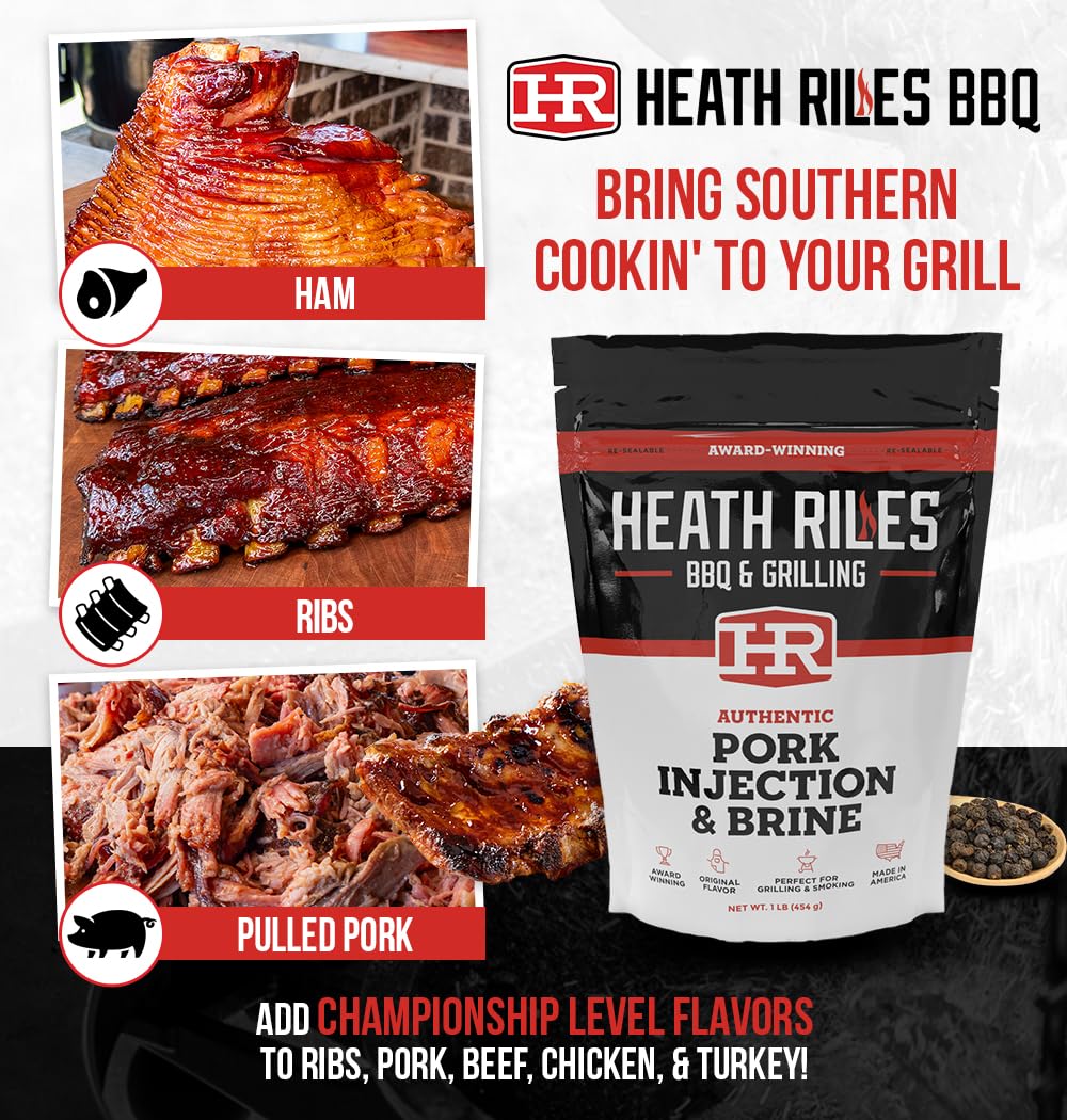 Heath Riles pork injection bag keeps freshness between cooks