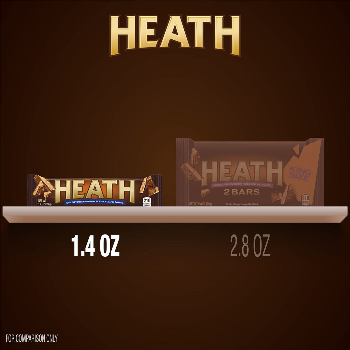 HEATH toffee bars on a desk for quick work snacking.