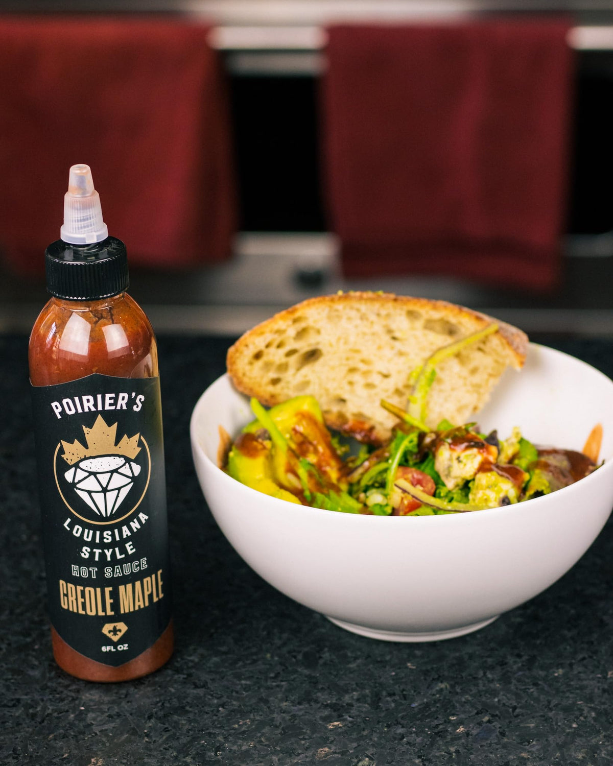 Heatonist Dustin Poirier Creole Maple label highlighting brand and heat profile