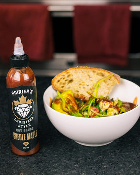 Heatonist Dustin Poirier Creole Maple label highlighting brand and heat profile
