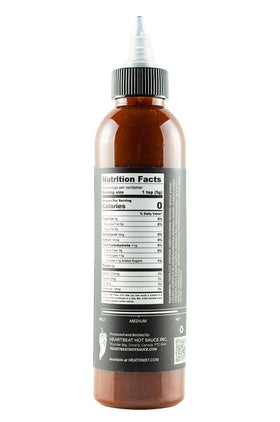 Serving Heatonist sauce on eggs for breakfast spice