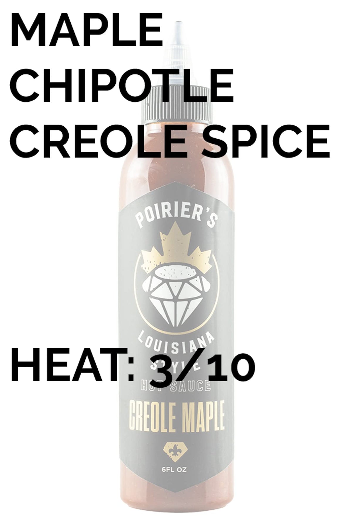 Shelf-side Heatonist Louisiana Creole Maple sauce with peppers