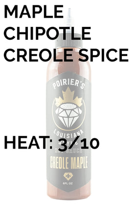 Shelf-side Heatonist Louisiana Creole Maple sauce with peppers