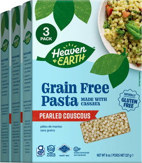 HEAVEN & EARTH cassava pasta uncooked bundles ideal for grain-free meals.