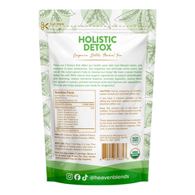 Heaven Blends Organic Holistic Detox Tea USDA Organic label signals quality and purity