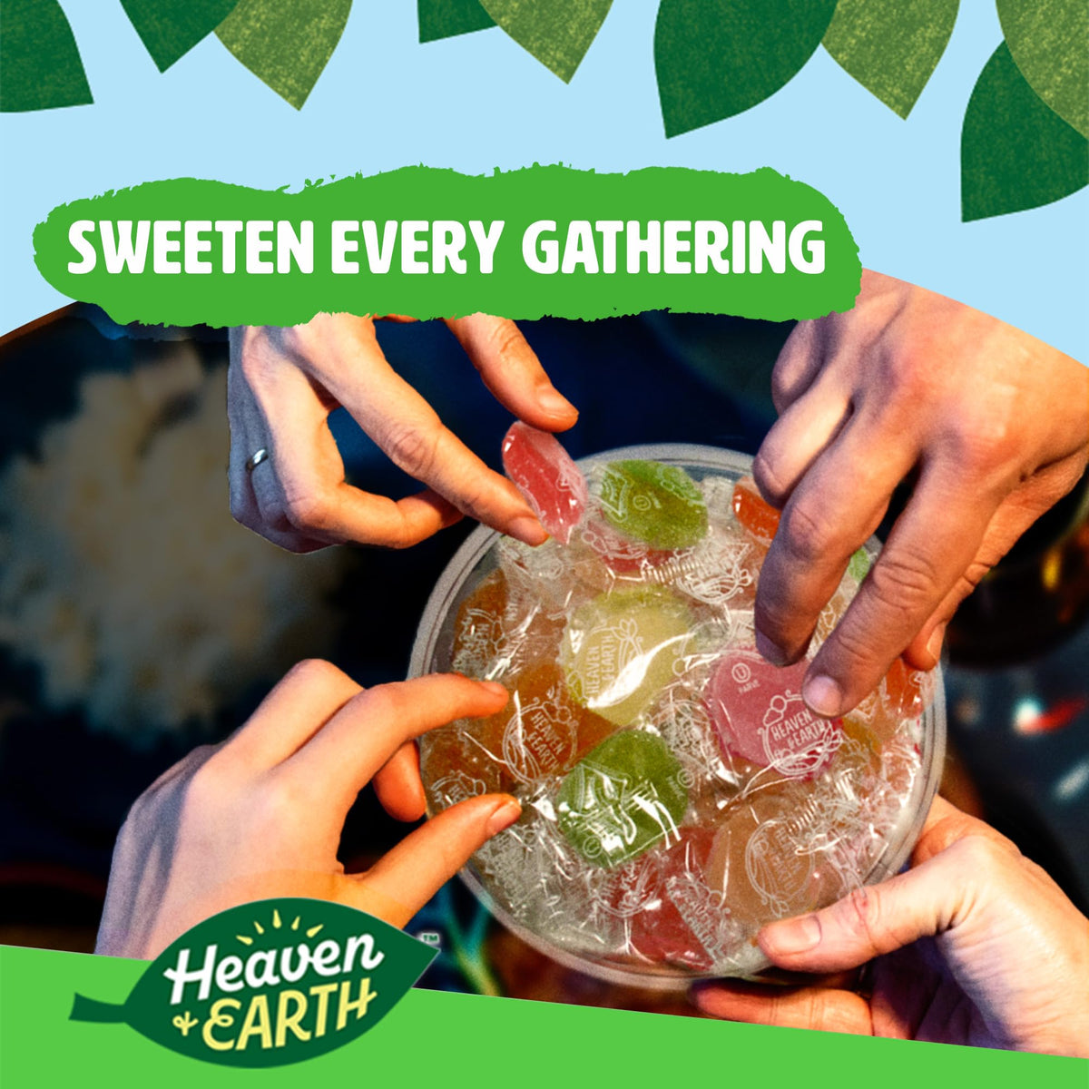 No artificial colors or flavors, a natural tasting treat from Heaven & Earth.