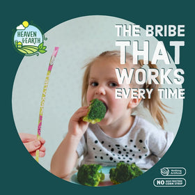 Heaven & Earth Fruit Punch Taffy Rope individually wrapped for on-the-go snacking.
