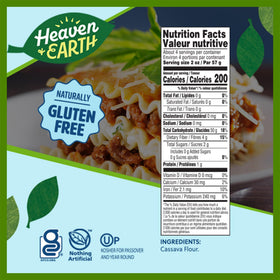 Kosher Passover label on Heaven & Earth product for year-round use