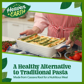 Heaven & Earth pasta in boiling water for quick weeknight meals