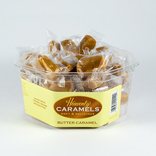 Heavenly Caramels butter flavor: creamy, chewy caramels ideal for gifting or dessert toppings.