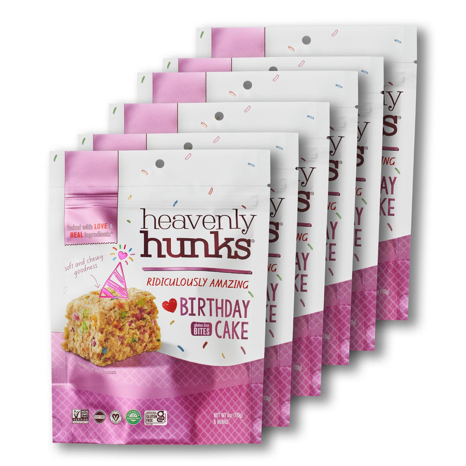 Heavenly Hunks Birthday Cake cookies on display for on-the-go snacking
