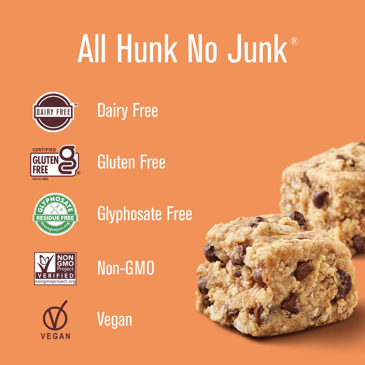 Heavenly Hunks dairy-free snack idea presented as a convenient treat.