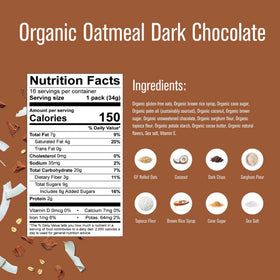 Heavenly Hunks ingredients: organic oats and coconut shreds