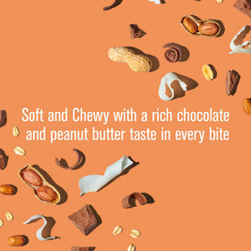 Heavenly Hunks vegan gluten-free ingredients close-up featuring oats and coconut.